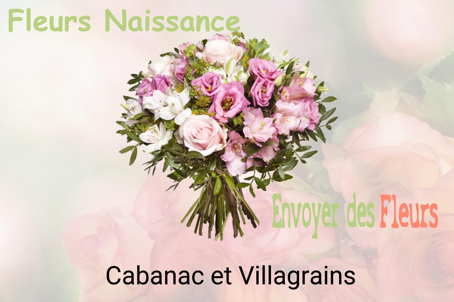 Bouquet de fleurs de naissance livré à Cabanac-et-Villagrains
