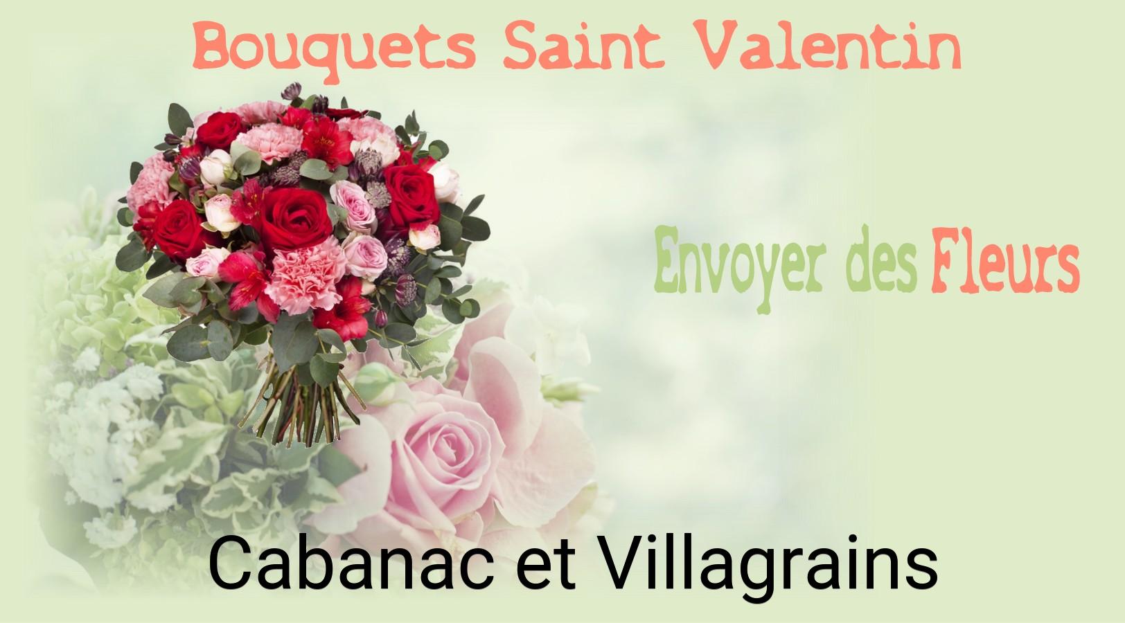 Roses de Saint-Valentin livrées à Cabanac-et-Villagrains